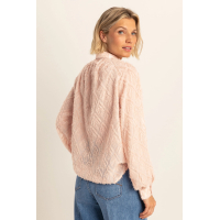 Expresso Blouse Jacquard Vintage Pink